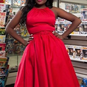 Pinup Couture Red Harley Dress PUG